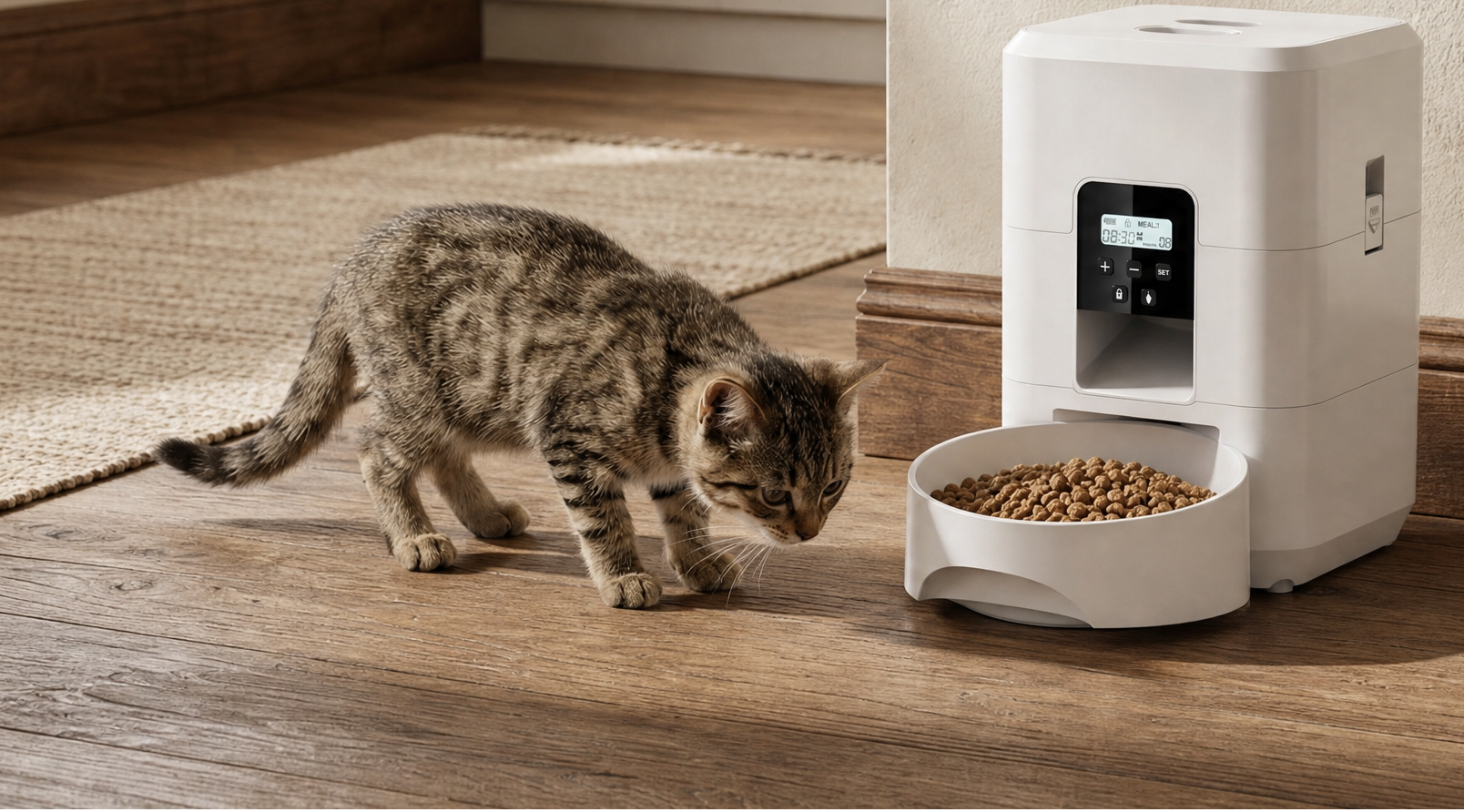 SmartServe Automatic Pet Feeder - editorial