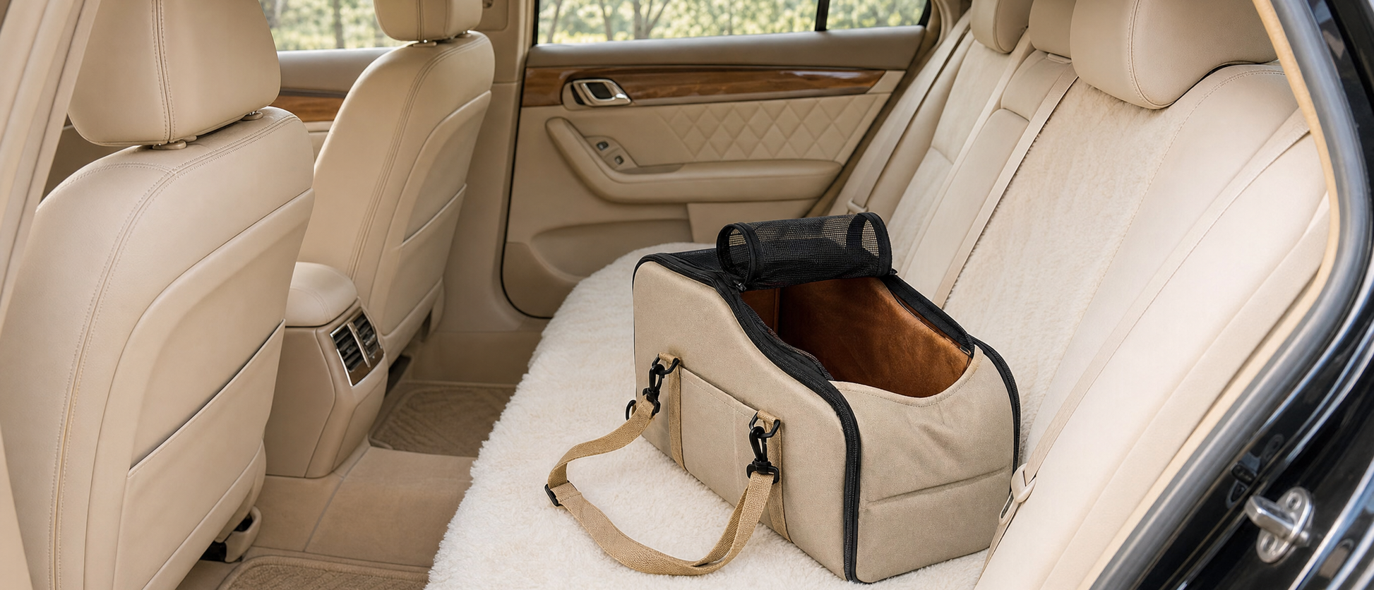 Voyage portable pet carrier with carry handles